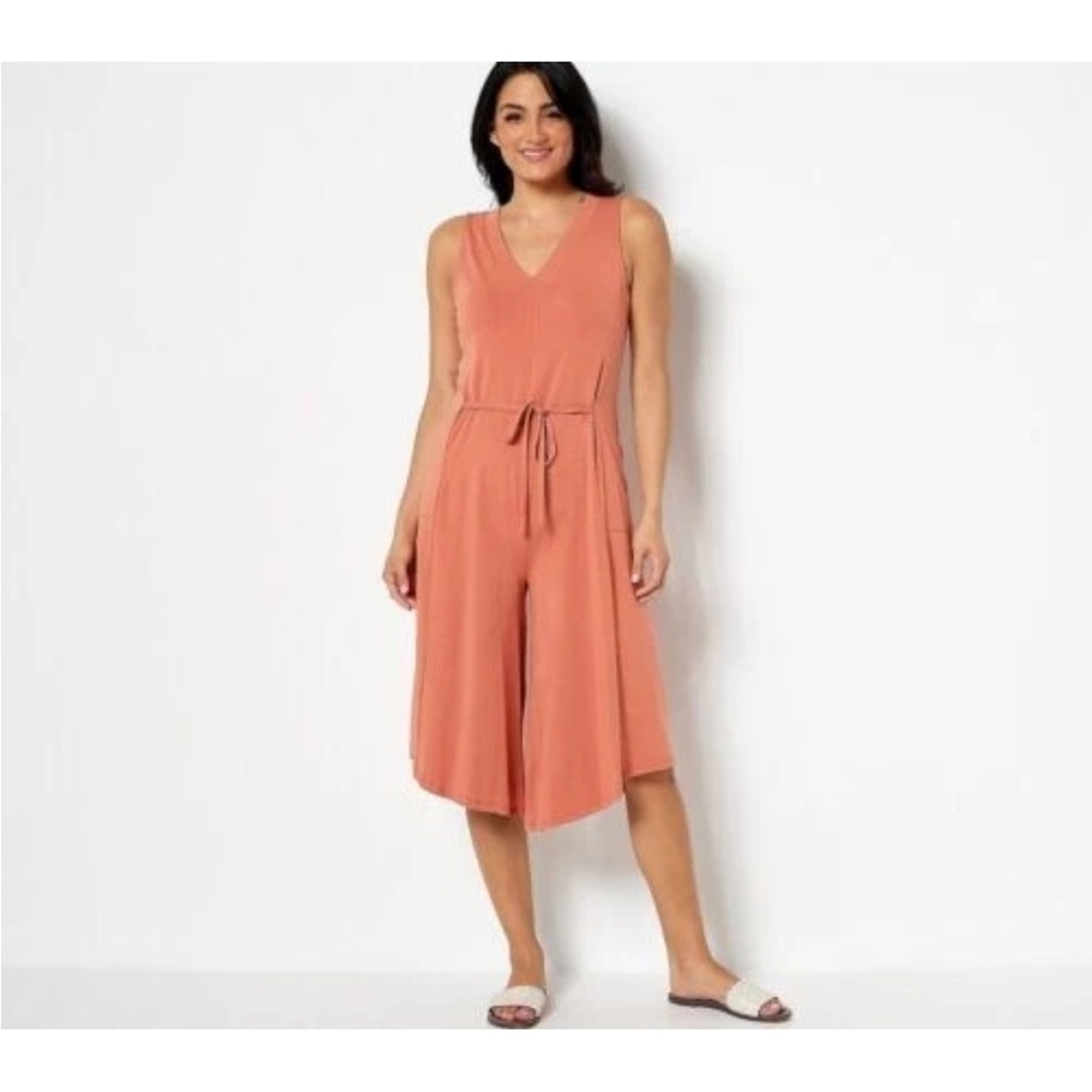 Anybody Women's Sleeveless Jumpsuit in Coral
